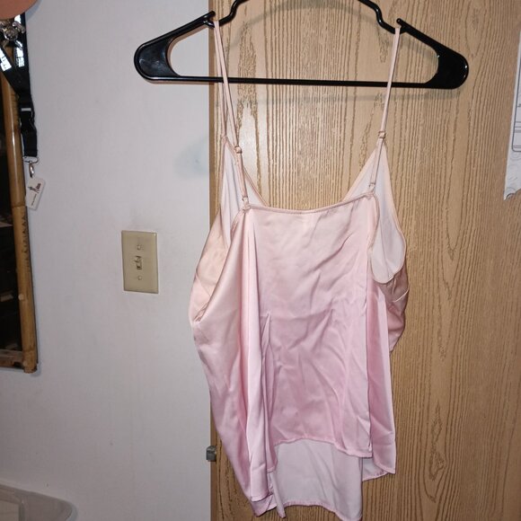 NEW Stars Above™ Pink Ombre Women's Satin Cami and Shorts Pajama Set - Picture 3 of 12